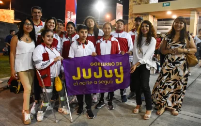 Delegación jujeña rumbo a los Juegos Nacionales Evita