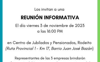 Reunión por generación de energía renovable en Rodeito