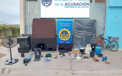 Seis allanamientos para recuperar bienes robados y drogas