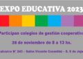 Este martes se realiza la Expo Educativa de colegios cooperativistas