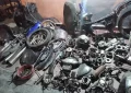 Allanaron 25 talleres para recuperar partes de motos sustraídas