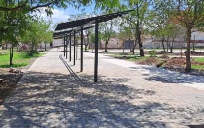 Los avances en el parque Urbano de la Tupac Amaru