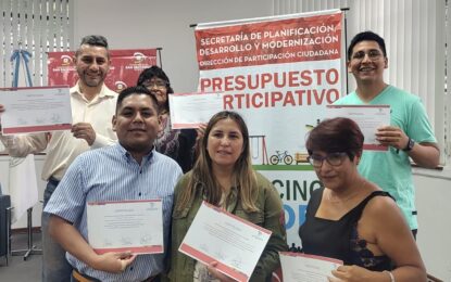 Reconocen proyecto de 6 Centros Vecinales de Alto Comedero