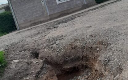 Vecinos reclaman obras en el acceso a las 89 viviendas