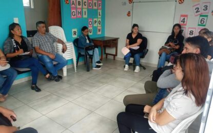 Definen los cursos de formación para el barrio 150 Hectáreas