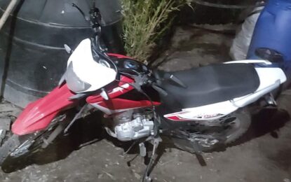Robaron nuevamente una motocicleta en Alto Comedero