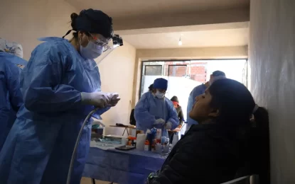 Operativo Sanitario en barrio Éxodo Jujeño