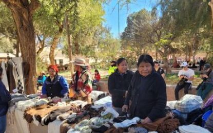 Encuentro de tejedores en Purmamarca
