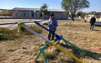 Mejoras en la plaza «El Gaucho» de las 18 Hectáreas