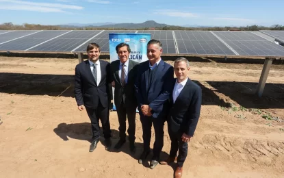 Sadir inaugura parque solar en Chálican