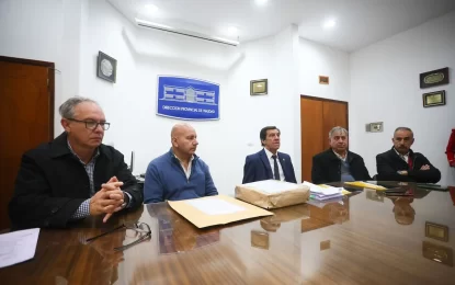 Apertura de sobres del plan provincial de repavimentación