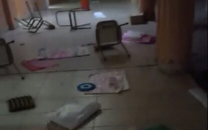 Vandalismo contra la escuela del barrio Tupac