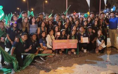 Premio a las carrozas sustentables y canchón más limpio