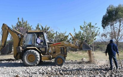 Construyen polideportivo en Alto Comedero con aporte de los vecinos y de la comuna
