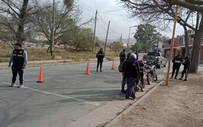 Megaoperativo policial en el distrito de Alto Comedero