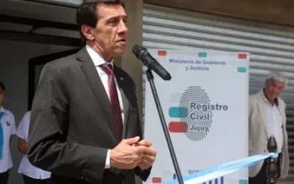 Sadir inauguró segunda oficina del Registro Civil en Alto Comedero