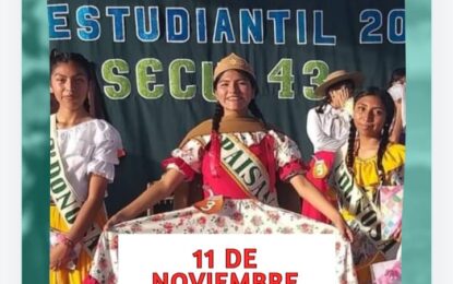 El Secundario 43 elige su paisana 2024