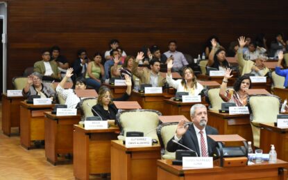 La Legislatura aprobó el presupuesto 2025