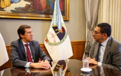 Gobernador Sadir recibió al intendente de La Quiaca