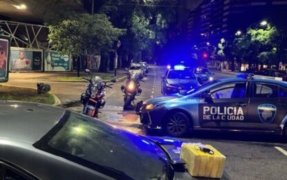 Persecución policial y choque tras el cual encontraron 5 kilos de cocaína en Belgrano