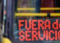 Manifestación contra la resolución de uno de los grupos de la licitación del transporte