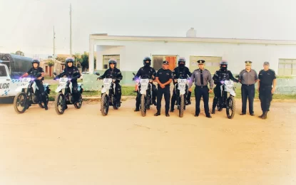 Entregaron motos a la Unidad Regional 7 de Alto Comedero