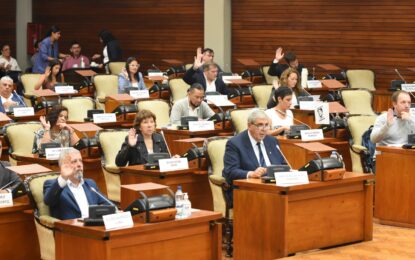 Legislatura declaró la emergencia hídrica y juraron dos diputados