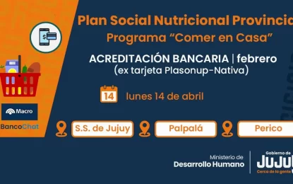 Acreditación bancaria del «Comer en casa»