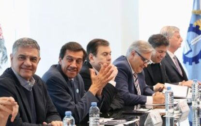 Sadir se reunió con sus pares por obras y la coparticipación