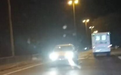 Interceptan a conductor de taxi en contramano en la Capital Jujeña