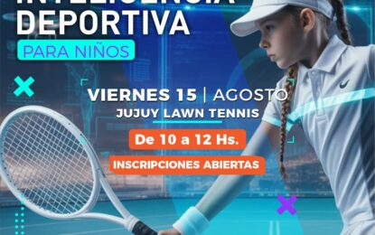Inscripciones abiertas para el taller de inteligencia deportiva para niños