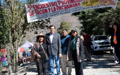 Sadir con los productores de Yacon