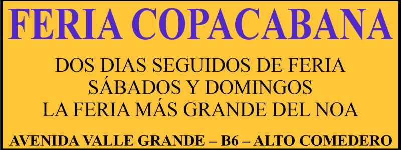FERIA COPACABANA