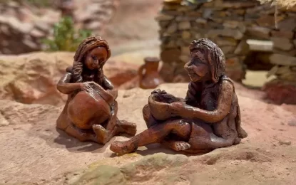 Maquetas de estudiantes en el Centro de Interpretación Arqueológica