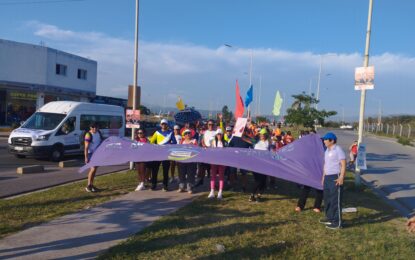 Caminata para prevenir el ACV en Alto Comedero