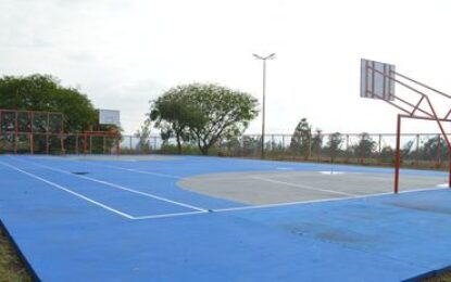 Finalizaron recuperación de un polideportivo en el distrito de Alto Comedero