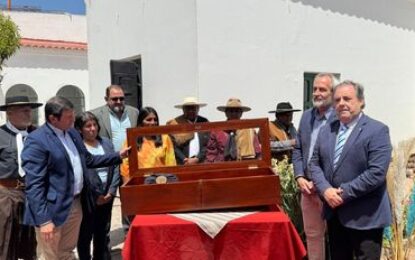 Tilcara recibió los bienes históricos del Coronel Álvarez Prado