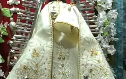 Fiesta y procesión para recibir a la Virgen de Abra de Punta Corral en Alto Comedero