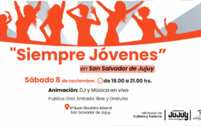 «Siempre Jóvenes», la fiesta que llega al Parque Alberdi