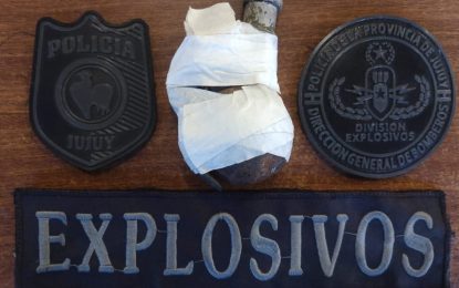 Hallaron una granada en una casa del distrito de Alto Comedero