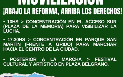 CEDEMS convoca a paro de 24 horas contra la reforma laboral de Milei
