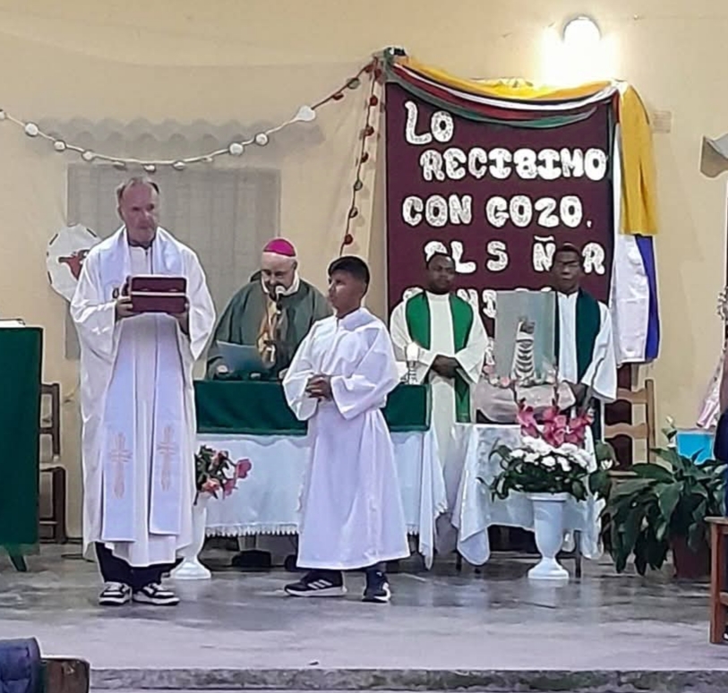 Wladislaw es el nuevo párroco de Loreto en Alto Comedero