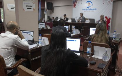 Primera sesión extraordinaria en el Deliberante