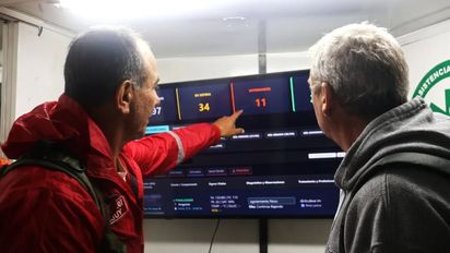 Operativo integral en asistencia al peregrino de Punta Corral