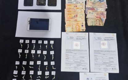 En 15 días secuestraron 17 mil dosis de cocaína