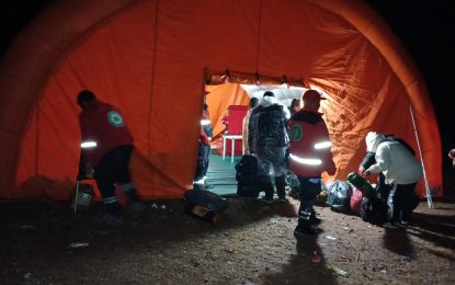 Rescate de 32 peregrinos a causa de un deslizamiento en Tumbaya