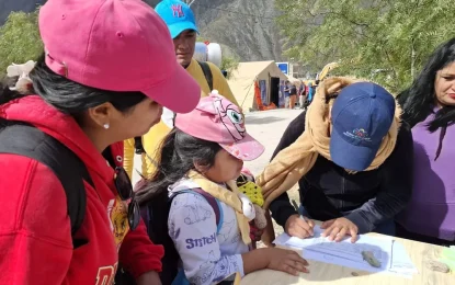 Implementan medidas de prevención de riesgos en peregrinación a Punta Corral