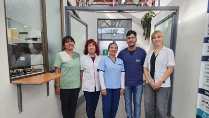 Hospital Snopek sumo el servicio de carnet sanitario