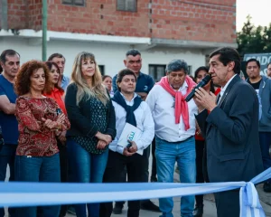 Inauguraron pavimento en una calle del barrio El Milagro