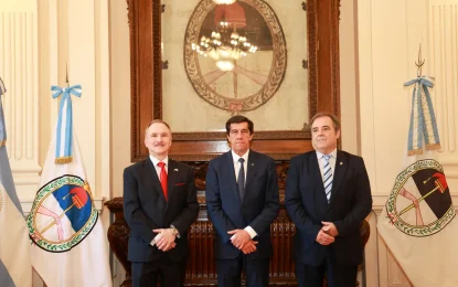 Sadir recibió al embajador de Estados Unidos en Argentina